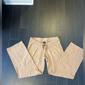 GAP Maternity Knit Lounge Pants Camel Tan NWOT